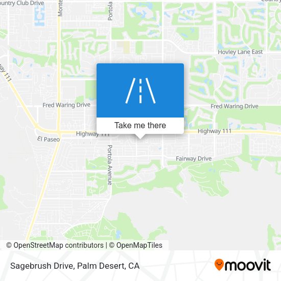 Mapa de Sagebrush Drive