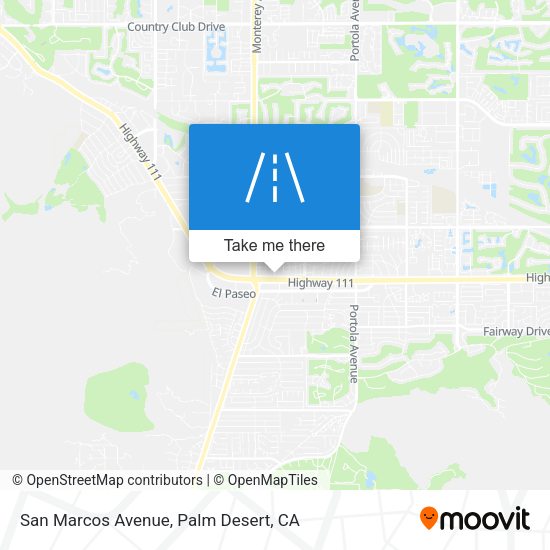 San Marcos Avenue map
