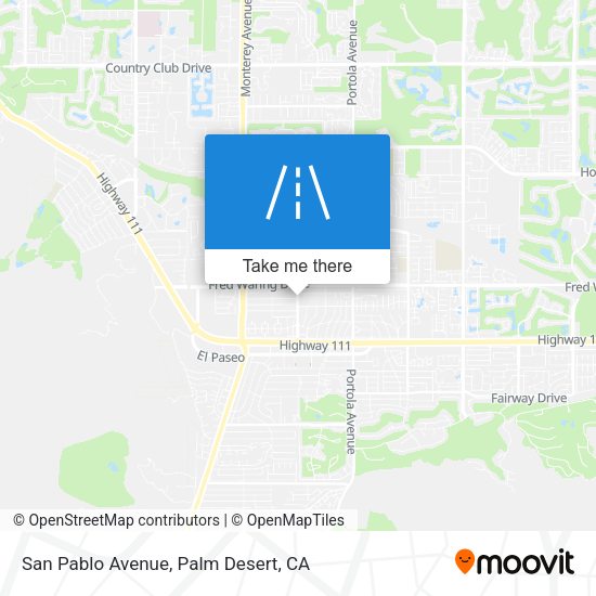San Pablo Avenue map