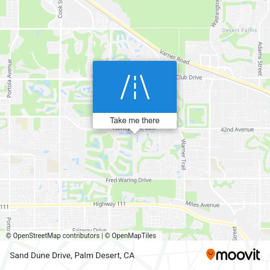 Sand Dune Drive map
