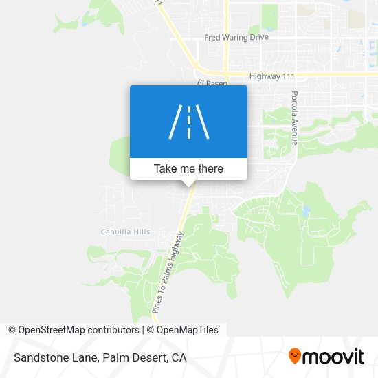 Sandstone Lane map