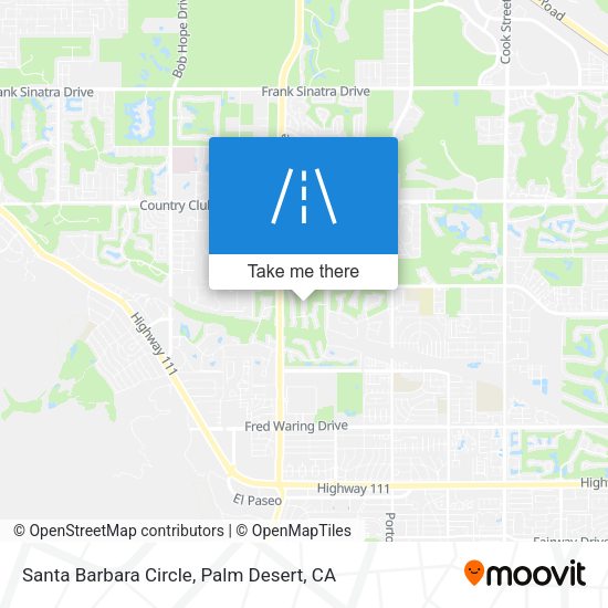 Santa Barbara Circle map