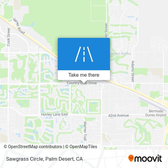 Sawgrass Circle map