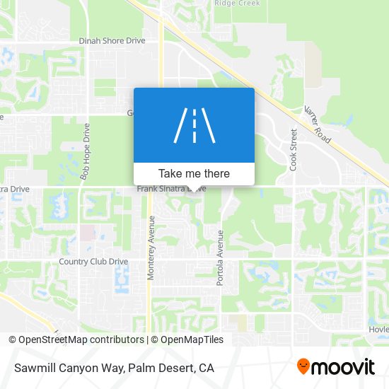 Mapa de Sawmill Canyon Way