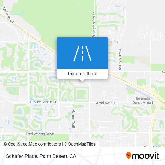Schafer Place map
