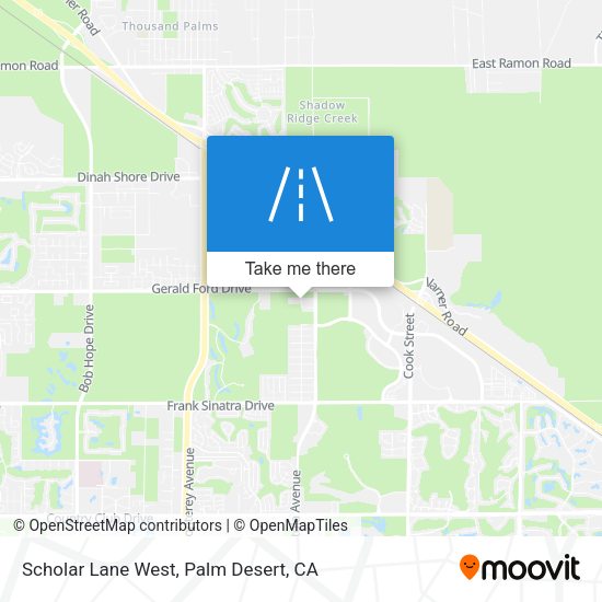 Mapa de Scholar Lane West