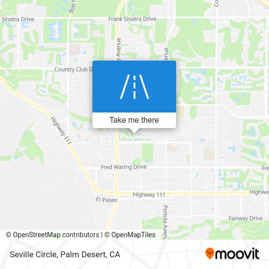 Seville Circle map