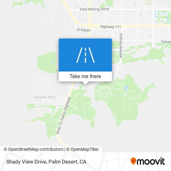 Shady View Drive map