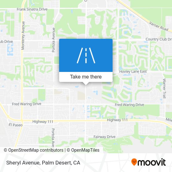 Sheryl Avenue map