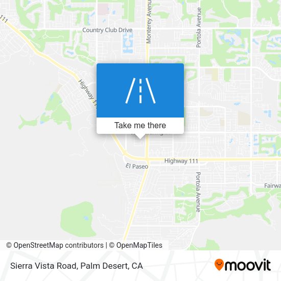 Mapa de Sierra Vista Road