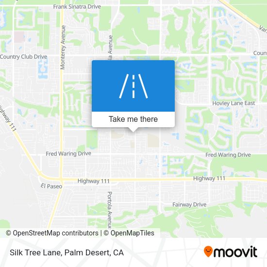 Mapa de Silk Tree Lane