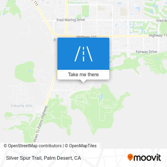 Silver Spur Trail map