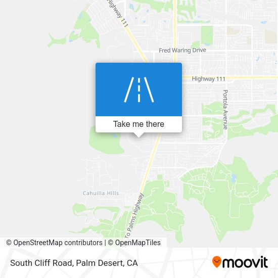 South Cliff Road map