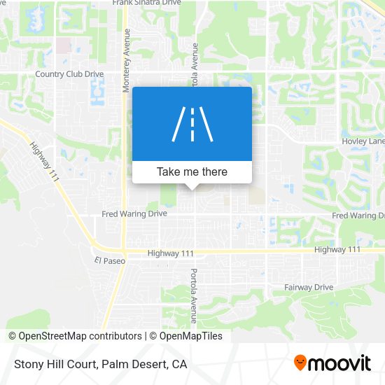 Stony Hill Court map