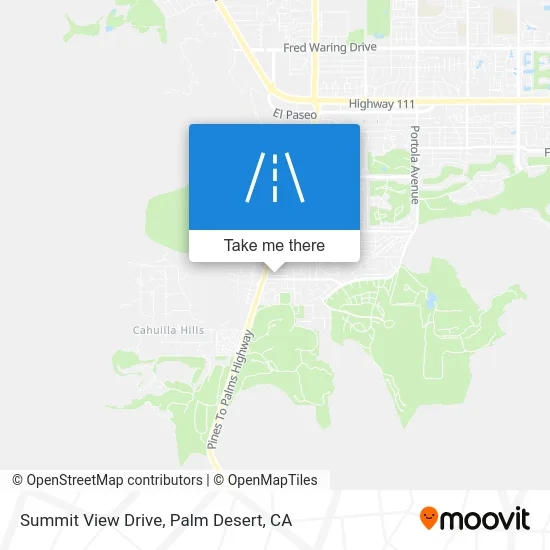 Summit View Drive map
