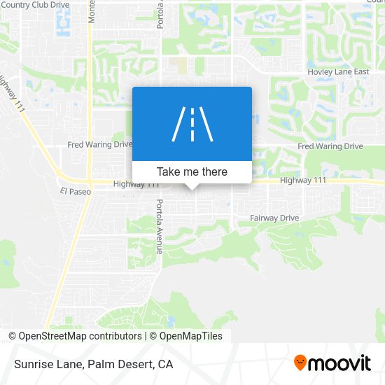 Mapa de Sunrise Lane