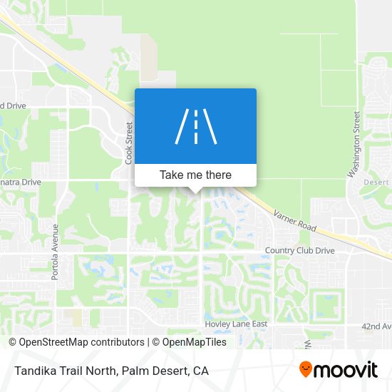 Tandika Trail North map