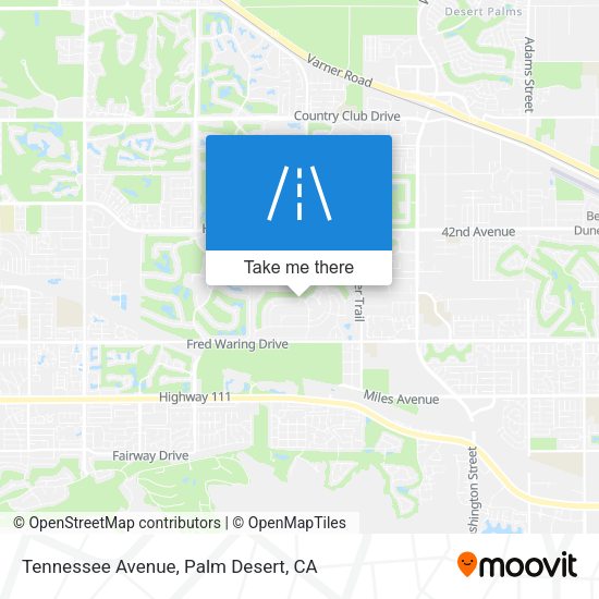 Tennessee Avenue map