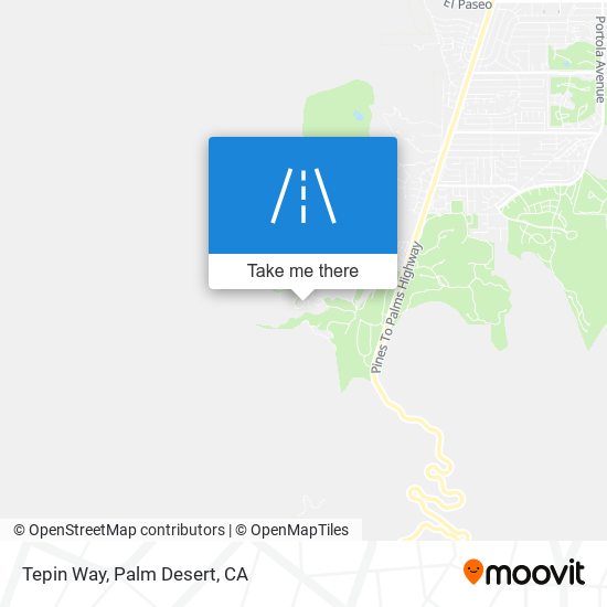 Tepin Way map