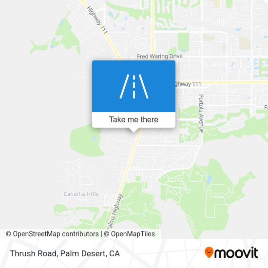 Mapa de Thrush Road