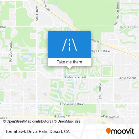 Mapa de Tomahawk Drive