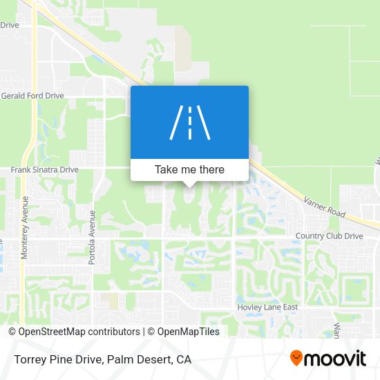 Torrey Pine Drive map