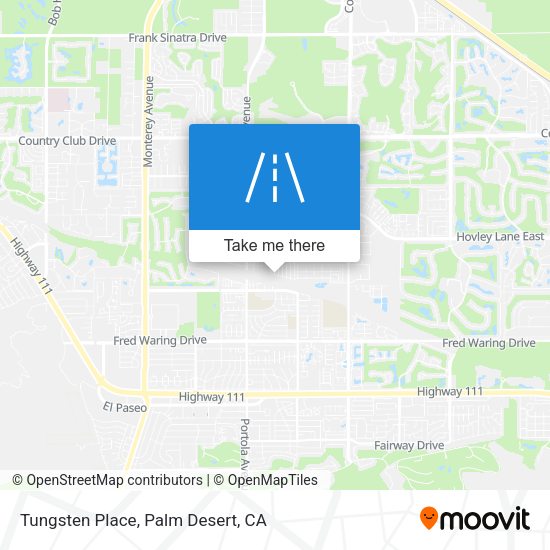 Tungsten Place map