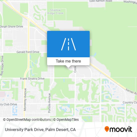 University Park Drive map