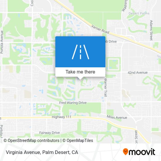 Mapa de Virginia Avenue