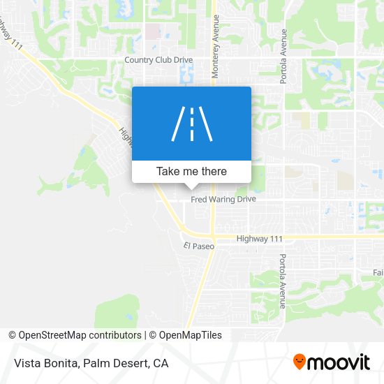 Mapa de Vista Bonita
