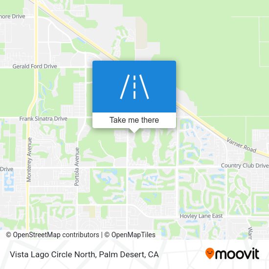 Vista Lago Circle North map
