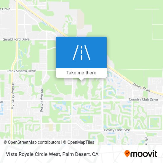 Vista Royale Circle West map