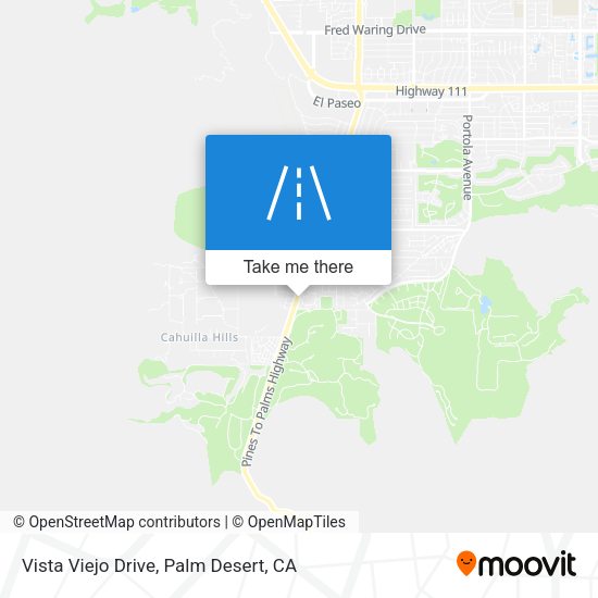 Vista Viejo Drive map