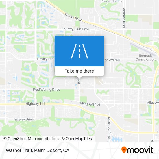 Mapa de Warner Trail