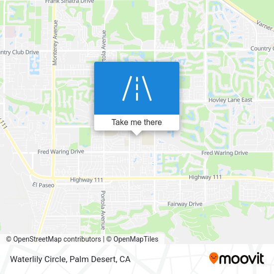 Mapa de Waterlily Circle
