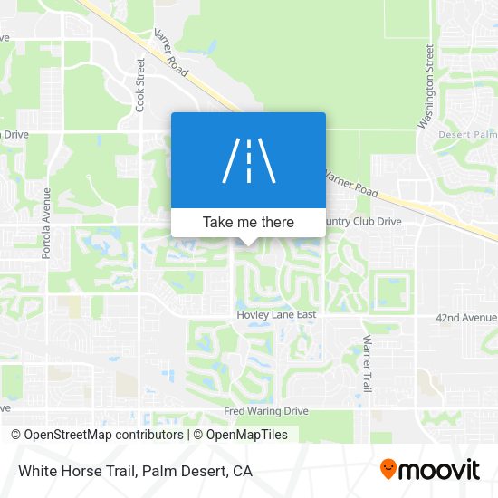 White Horse Trail map