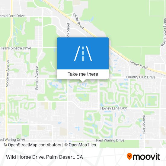 Wild Horse Drive map