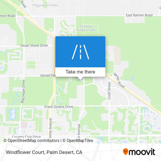 Windflower Court map
