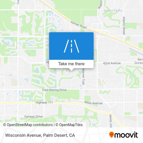 Mapa de Wisconsin Avenue