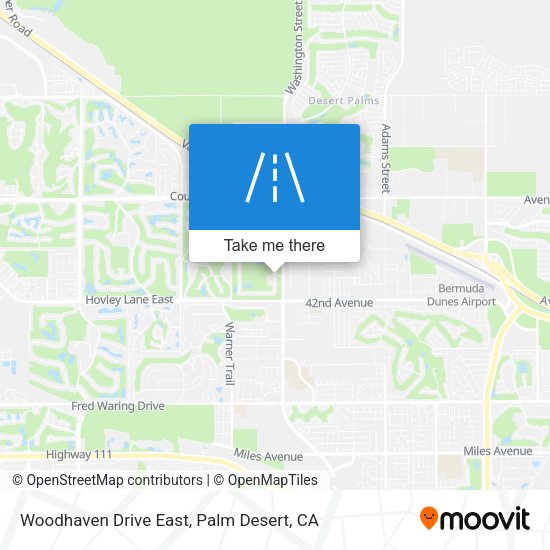 Mapa de Woodhaven Drive East