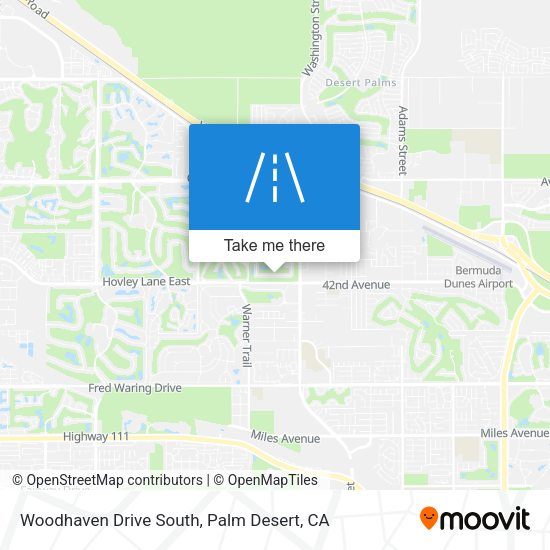 Woodhaven Drive South map
