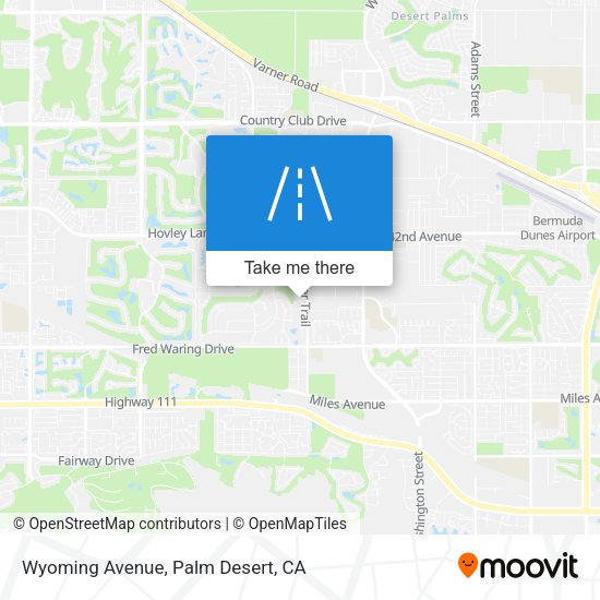Mapa de Wyoming Avenue