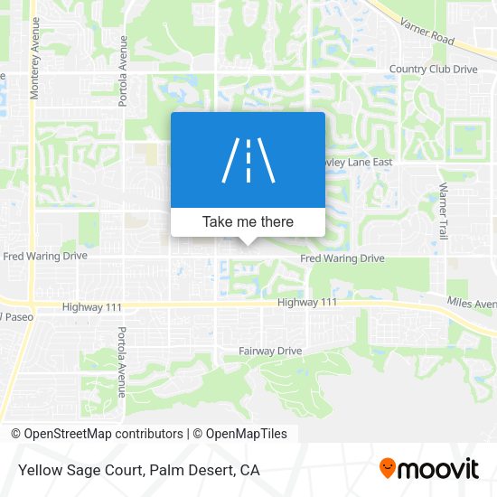 Yellow Sage Court map