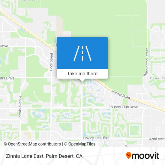 Mapa de Zinnia Lane East