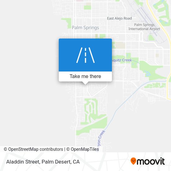 Aladdin Street map