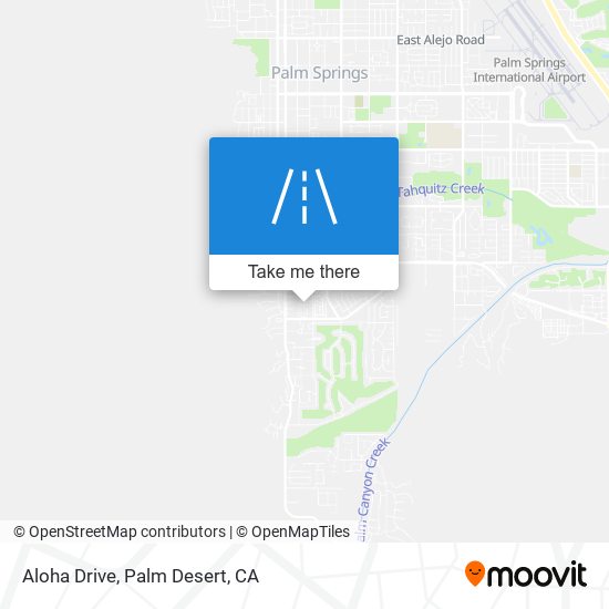 Aloha Drive map