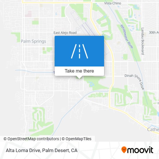 Alta Loma Drive map