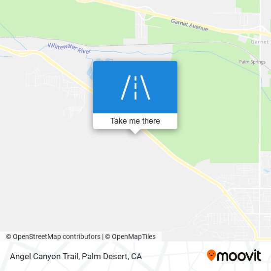 Angel Canyon Trail map
