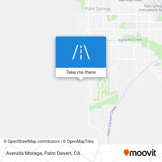 Avenida Moraga map
