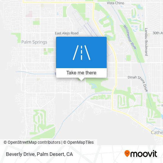 Beverly Drive map